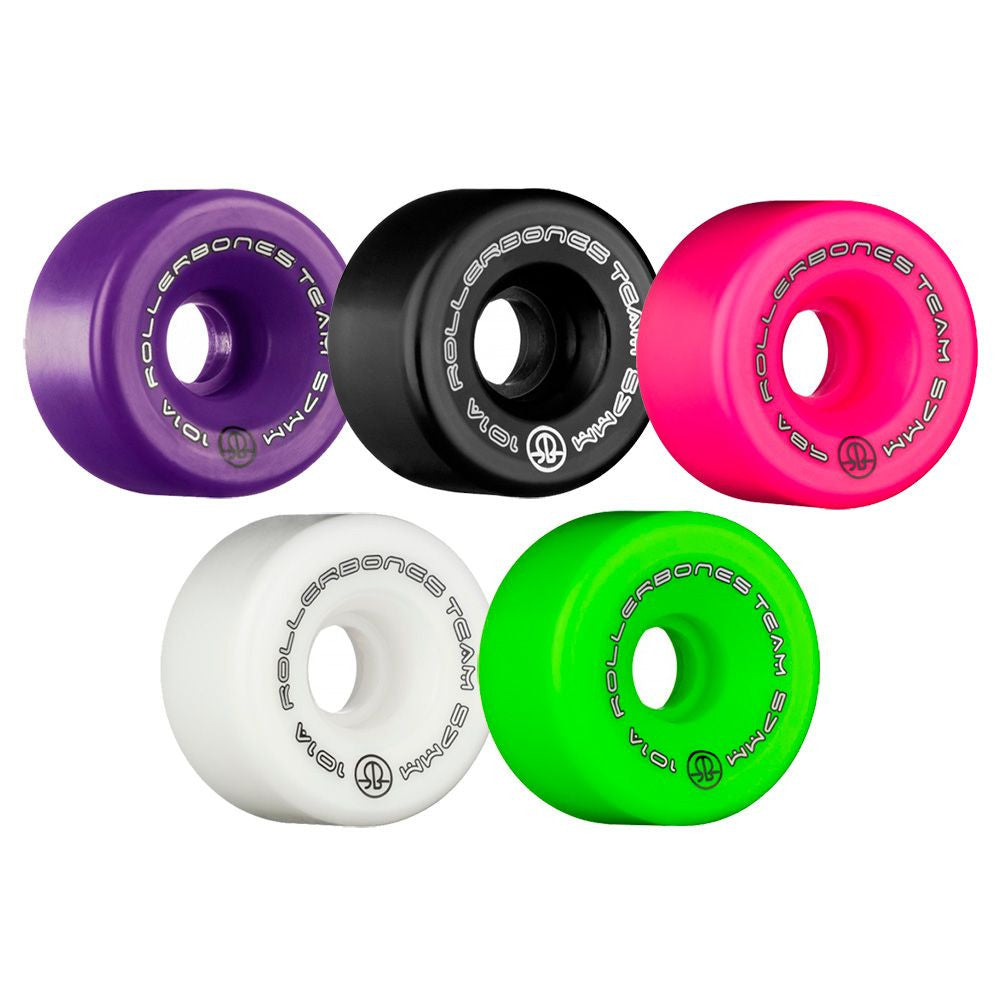 Rollerbones Team Logo 57mm Roller Skate Wheels | Multiple Sizes
