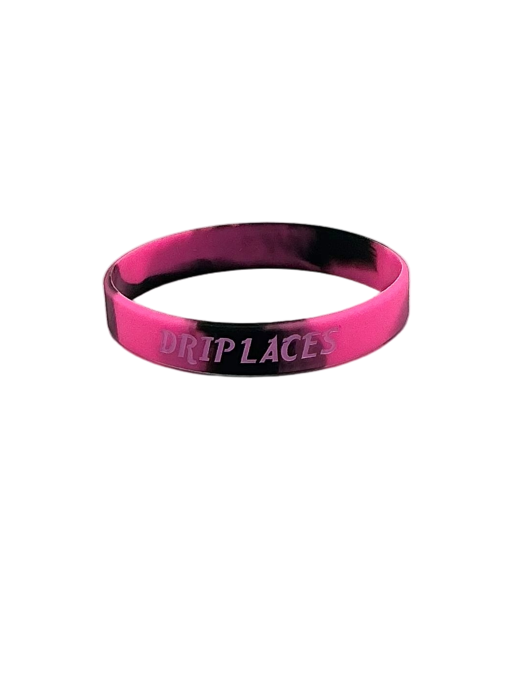 Breast Cancer Awareness Drip Laces Wristbands: 3-Pack (Dark Pink)