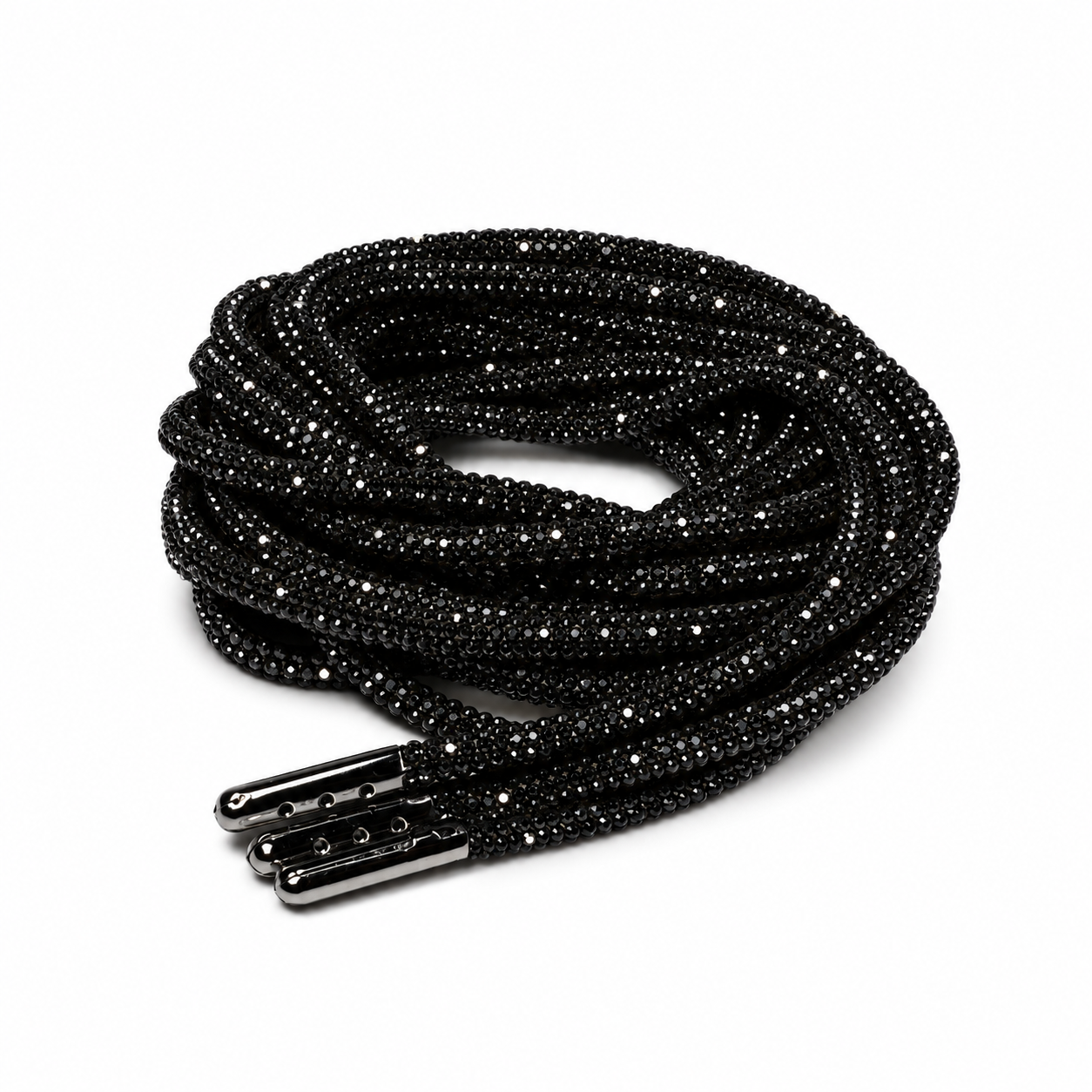 Blackout Crystal Rhinestone Roller Skate Laces