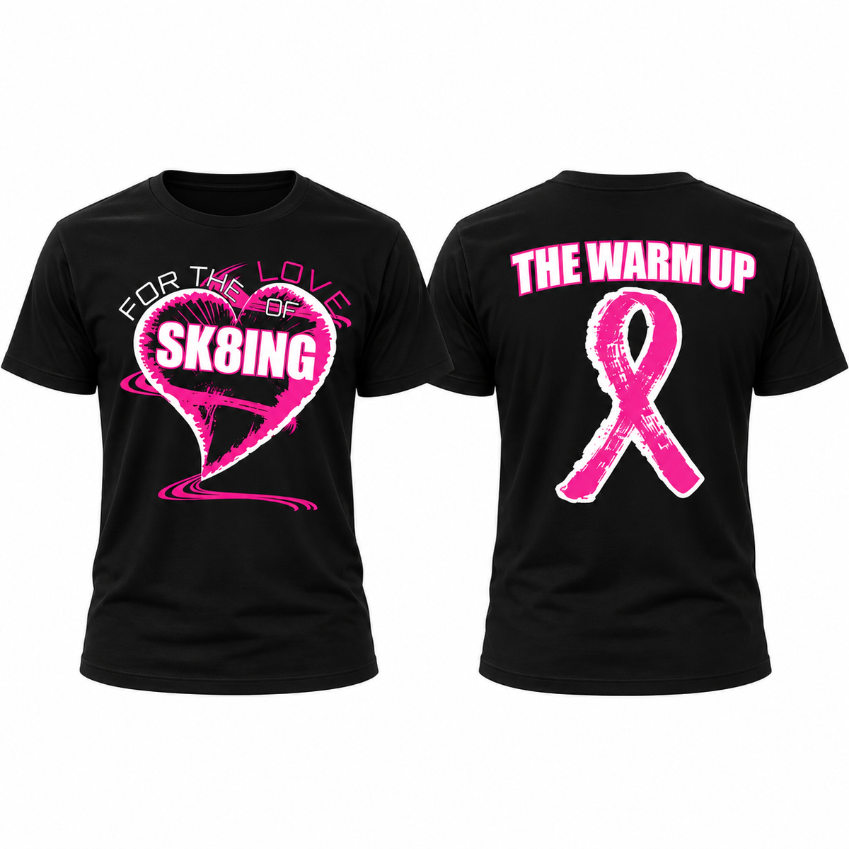 For the Love of SK8ing Breast Cancer Awareness Tee 🩷🎀