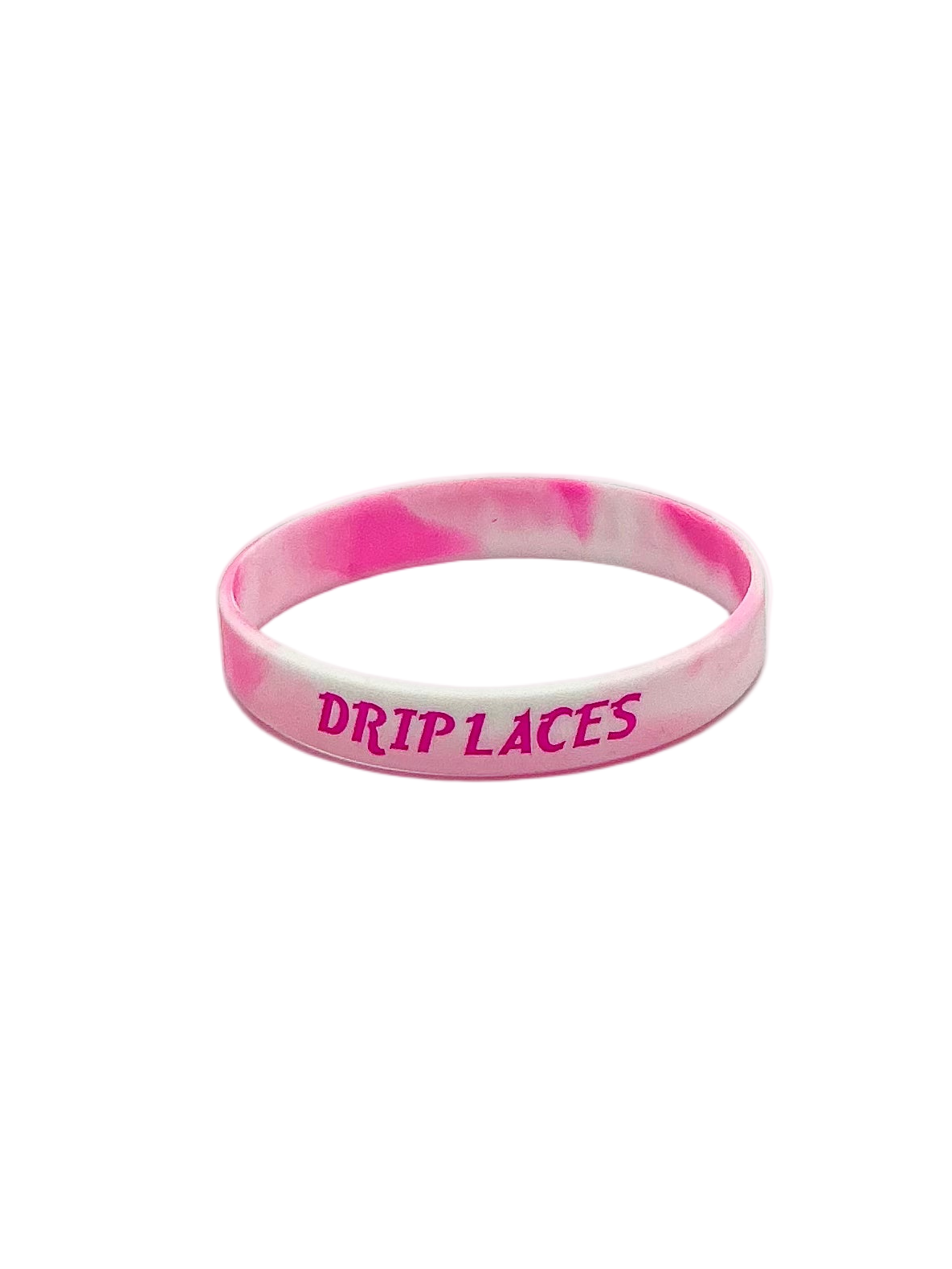 Breast Cancer Awareness Drip Laces Wristbands: 3-Pack (Light Pink)