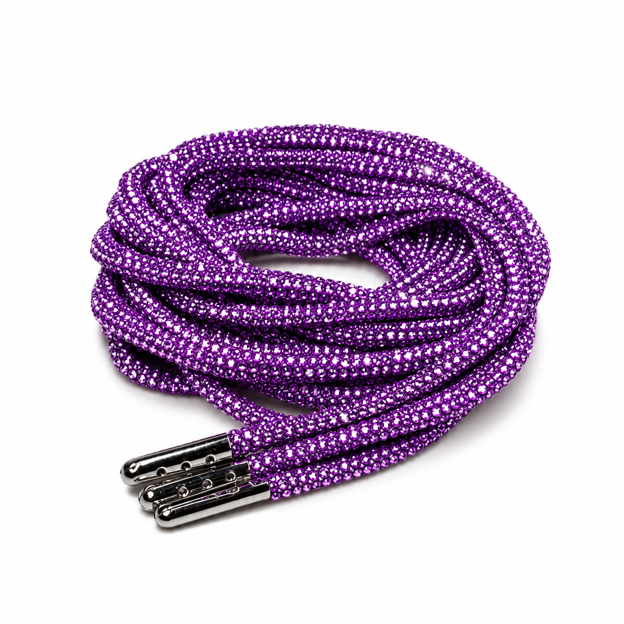 Purple Rain Crystal Rhinestone Roller Skate Laces