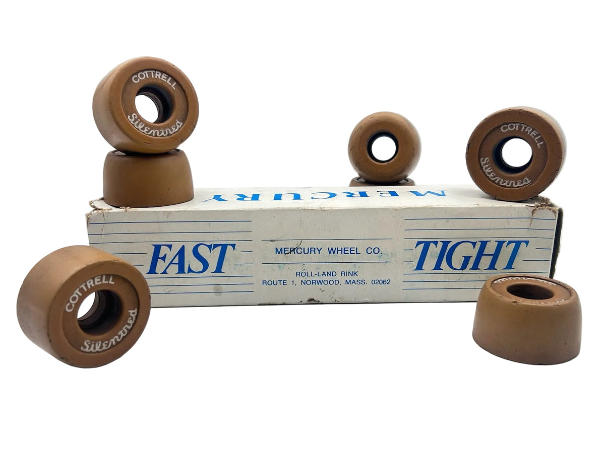 Vintage Cottrell Silentred Roller Skate Wheels (Set of 8)