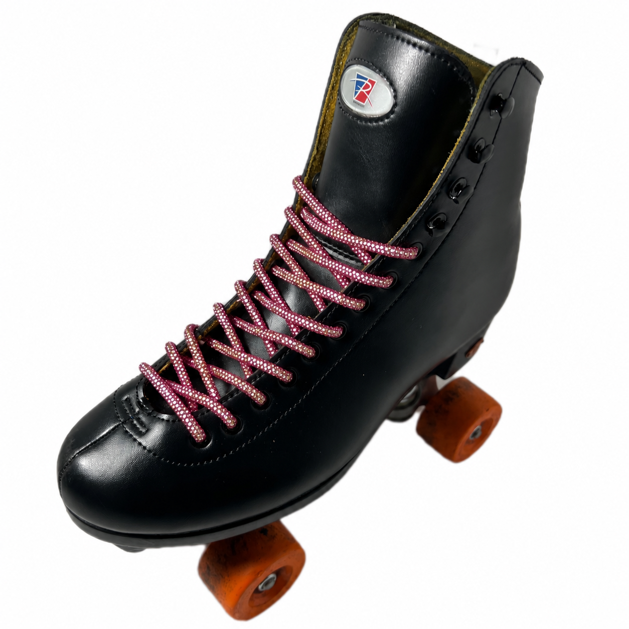 Pink Crush Crystal Rhinestone Roller Skate Laces