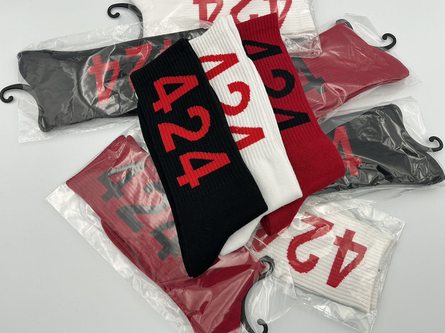 Men’s 424 Brand Designer Streetwear Socks