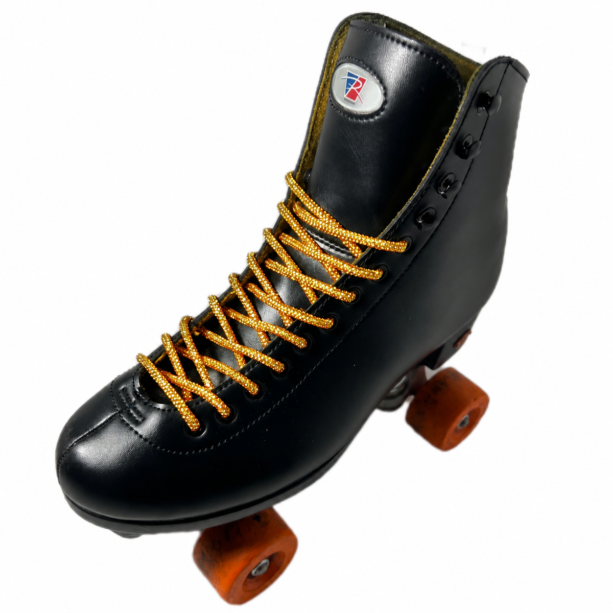 Gold Rush Crystal Rhinestone Roller Skate Laces