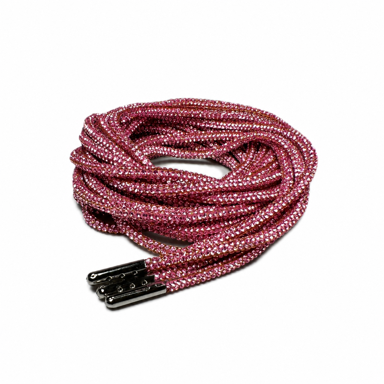 Pink Crush Crystal Rhinestone Roller Skate Laces