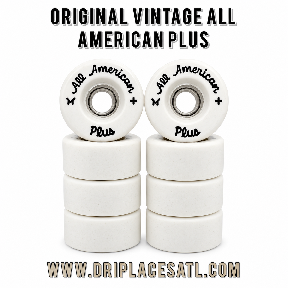 Vintage / OG All American Plus Roller Skate Wheels (Set of 8)