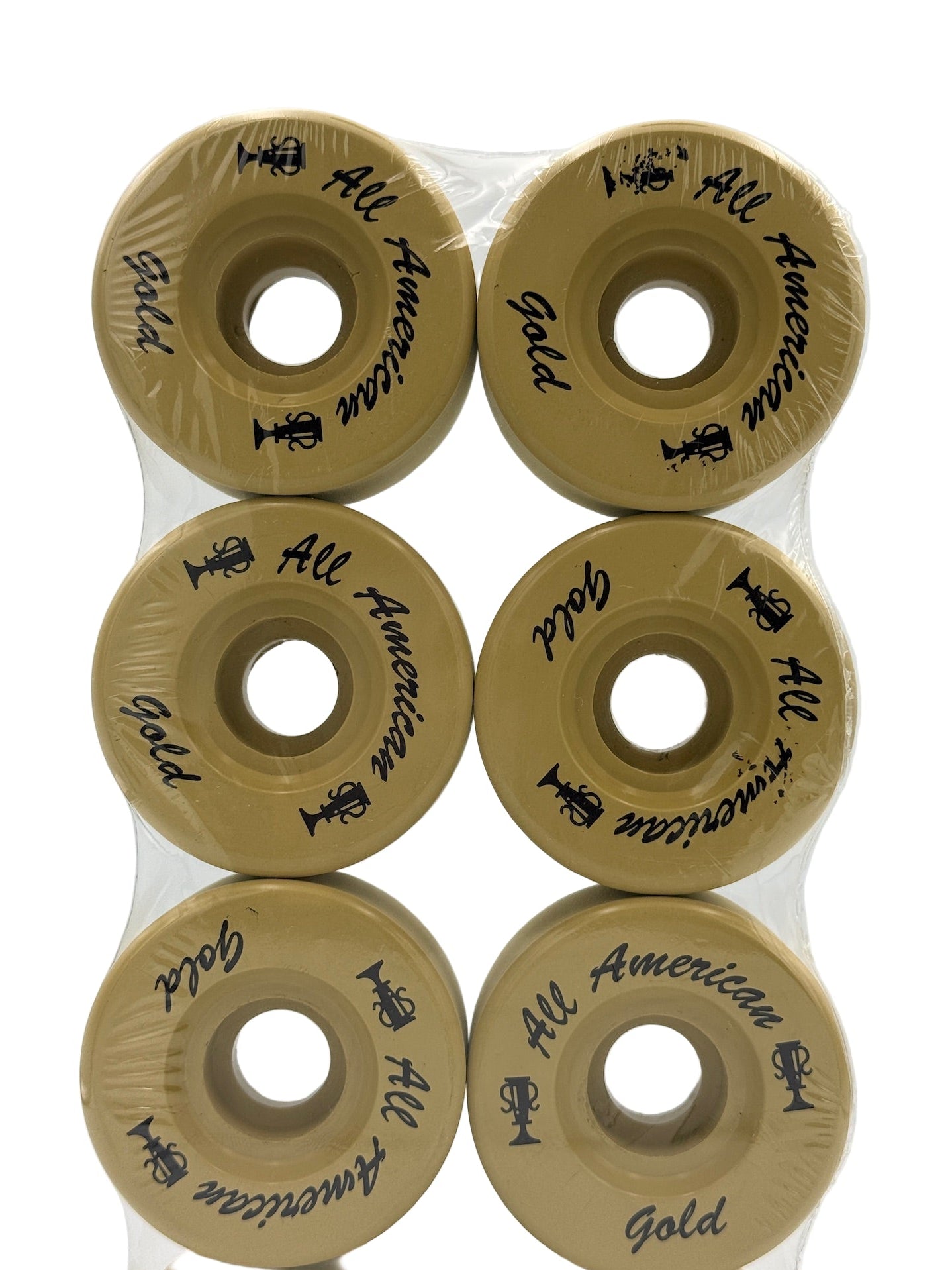 All American Gold Skate Wheels