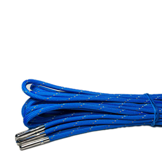 Reflective Electric Blue Paracord Roller Skate Laces