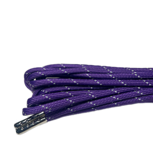 Reflective Purple Paracord Roller Skate Laces