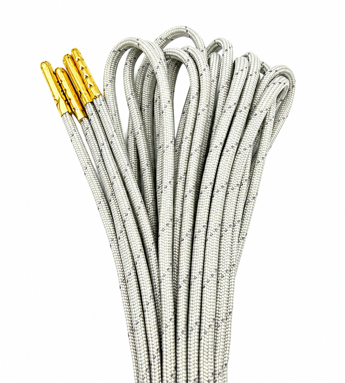 Reflective Silver Surfer Paracord Roller Skate Laces