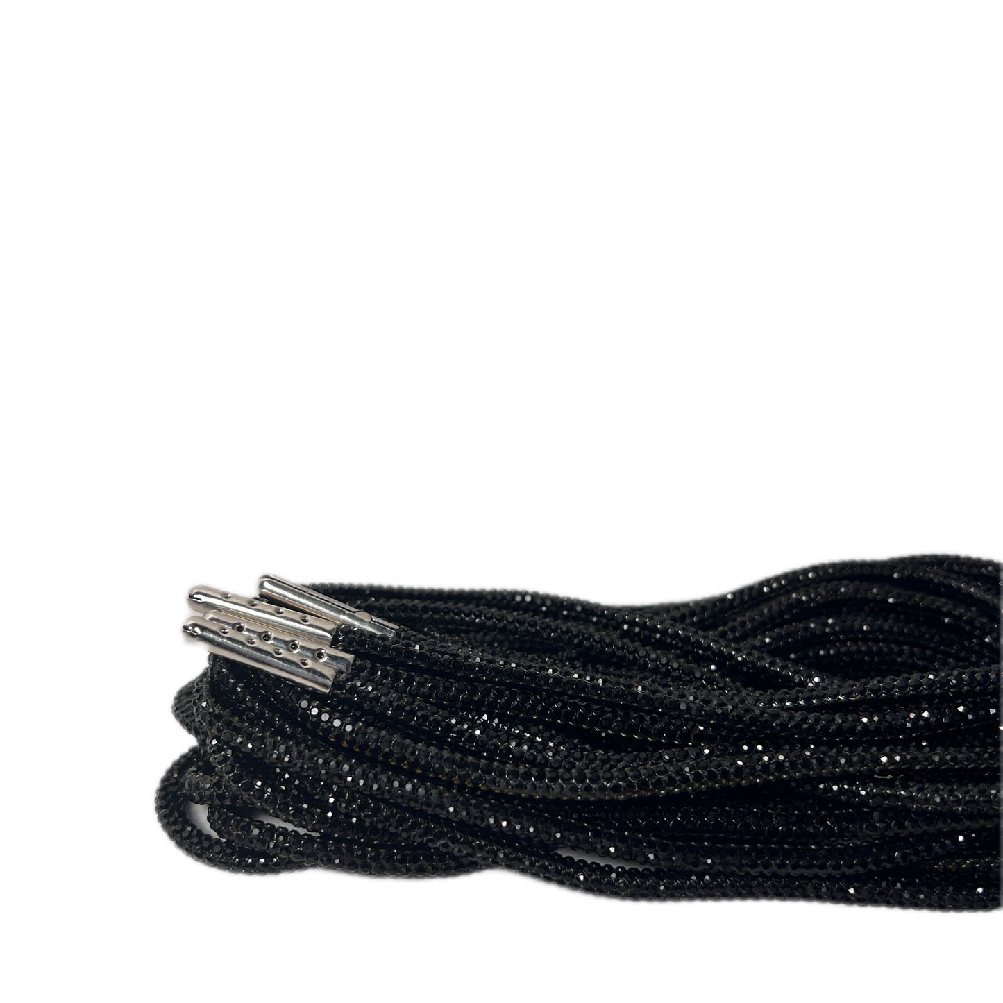 NEW Black Crystal Rhinestone DRIP LACES