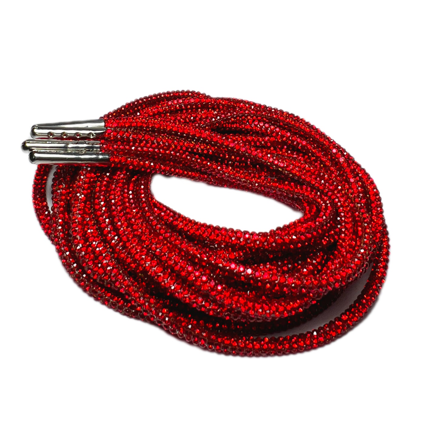 Red Crystal Rhinestone DRIP LACES