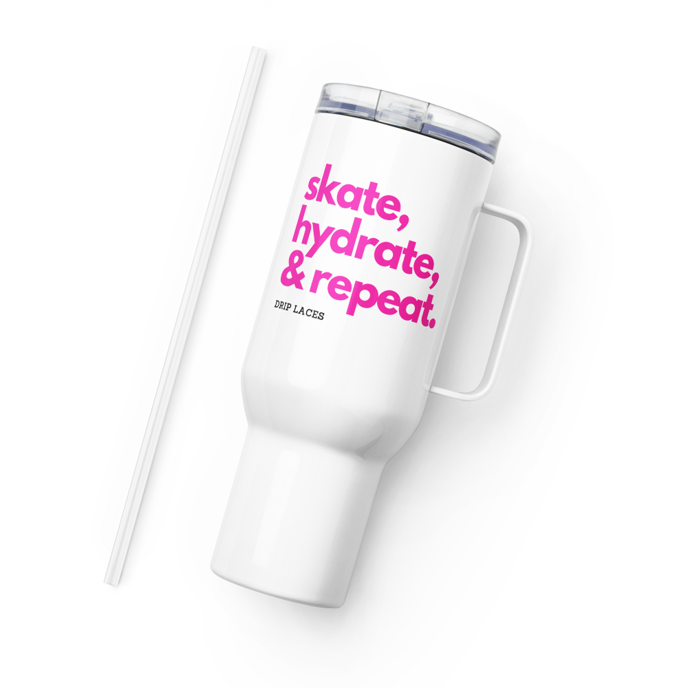 The DRIP HydroRink™ Traveler Mug | 40 OZ - Rainbow Valentine’s Edition 🌈❤️🧡💛💚💙💜