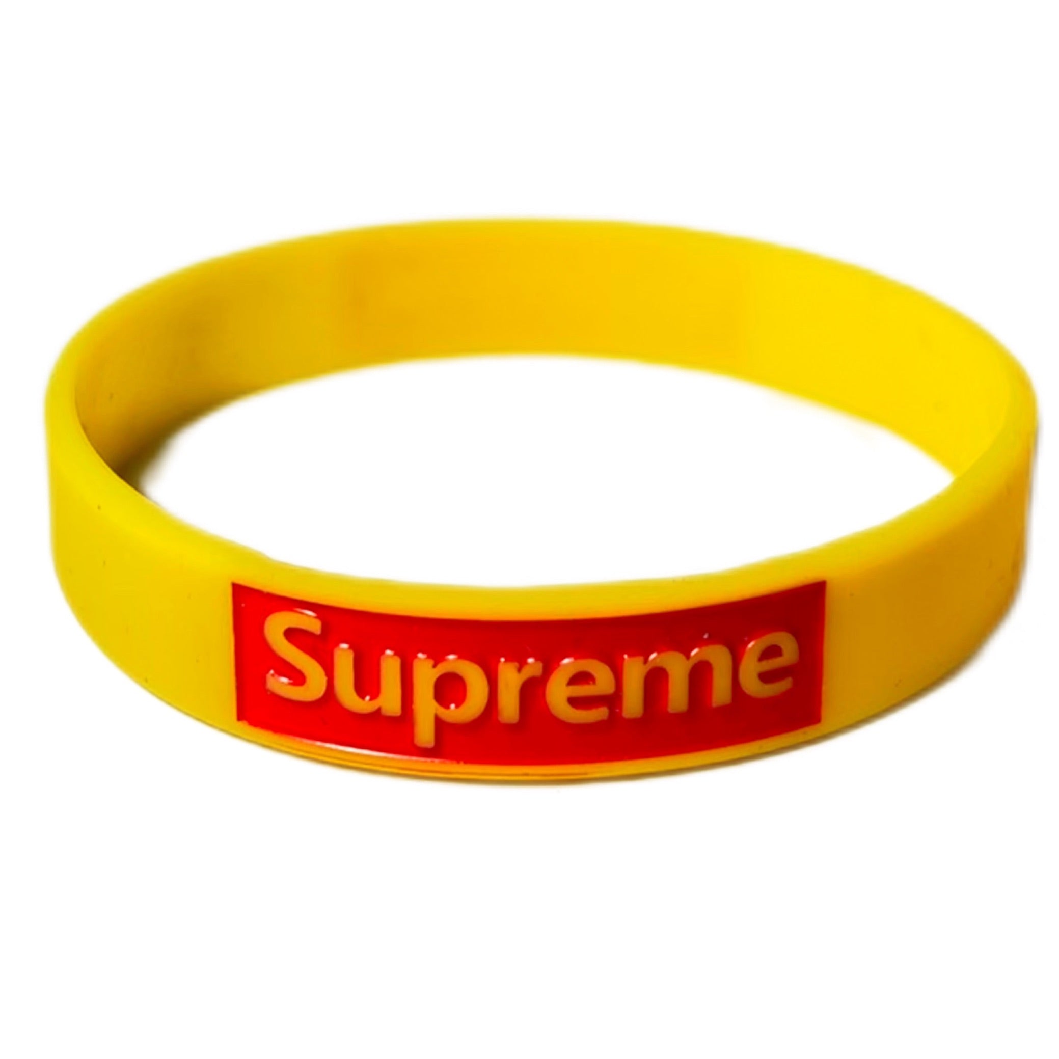 supreme bracelet silicone