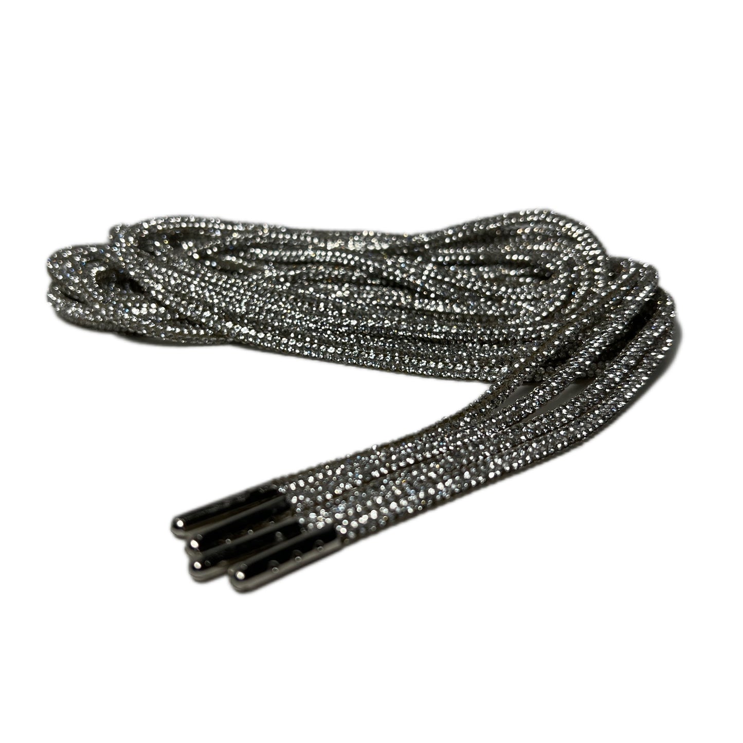 Silver Crystal Rhinestone DRIP LACES