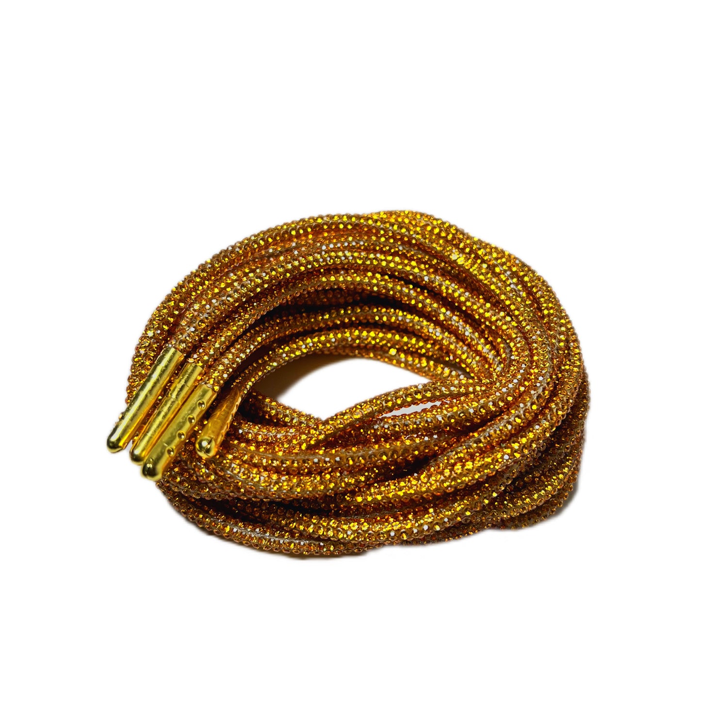 Gold Crystal Rhinestone DRIP LACES