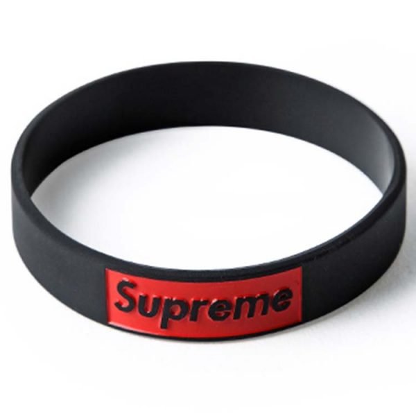 Red  White Silicone Wristband Set Supreme Rubber Bracelet for Sports  Fitness Unisex Teen 2 Pack  Amazoncomau Sports Fitness  Outdoors