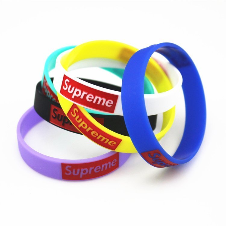 Supreme Silicone Rubber Wristband Bracelet Mens Fashion Watches   Accessories Jewelry on Carousell